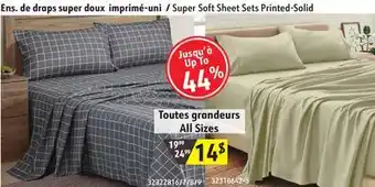 Sushi Shop Super Soft Sheet Sets Printed-Solid offer