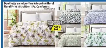Sushi Shop Floral Print Microfiber 1 Pc. Comforters offer