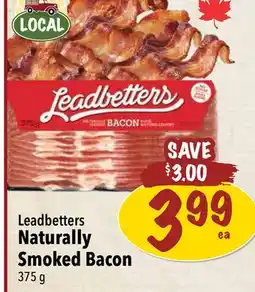 Farm Boy Leadbetters Naturally Smoked Bacon offer