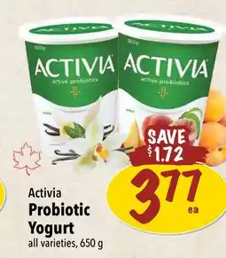 Farm Boy Activia Probiotic Yogurt offer