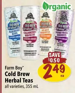 Farm Boy Farm Boy Cold Brew Herbal Teas offer