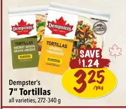 Farm Boy Dempster's 7 Tortillas offer