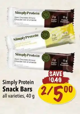 Farm Boy Simply Protein Snack Bars offer