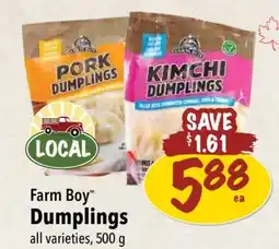 Farm Boy Farm Boy Dumplings offer