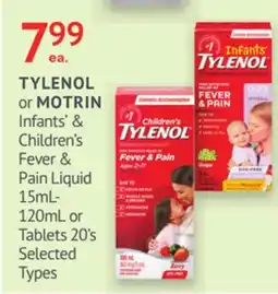 IDA Pharmacy TYLENOL or MOTRIN offer