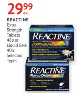 IDA Pharmacy REACTINE offer