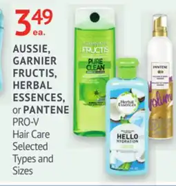 IDA Pharmacy AUSSIE, GARNIER FRUCTIS, HERBAL ESSENCES, or PANTENE offer