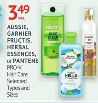IDA Pharmacy AUSSIE, GARNIER FRUCTIS, HERBAL ESSENCES, or PANTENE offer