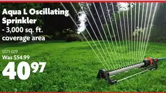 Home Hardware Aqua L Oscillating Sprinkler offer