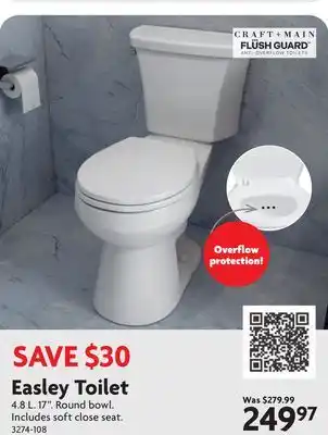 Home Hardware CRAFT + MAIN Easley Toilet offer