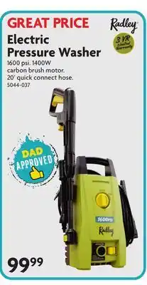 Home Hardware Electric Pressure Washer offer