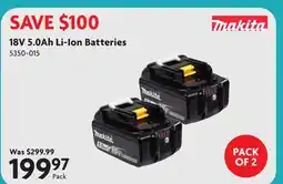 Home Hardware 18V 5.0Ah Li-Ion Batteries offer