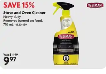 Home Hardware Stove and Oven Cleaner offer