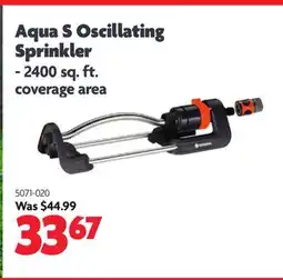 Home Hardware Aqua S Oscillating Sprinkler offer