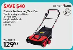 Home Hardware Electric Dethatcher/Scarifier offer