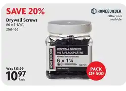 Home Hardware Drywall Screws offer