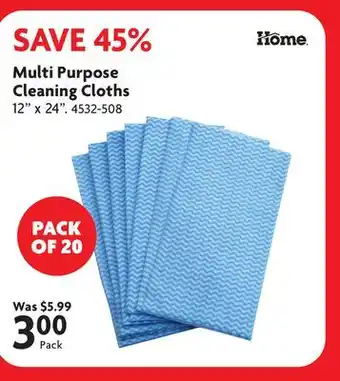 Home Hardware Multi Purpose Cleaning Cloths offer