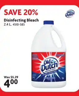 Home Hardware Disinfecting Bleach offer