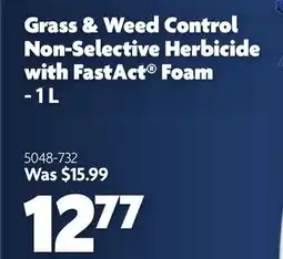 Home Hardware Grass & Weed Control Non-Selective Herbicide - with FastAct Foam offer