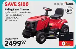 Home Hardware Riding Lawn Tractor offer