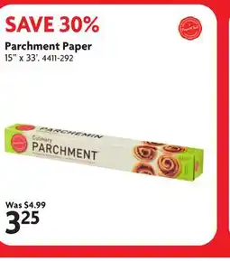 Home Hardware Parchment Paper offer