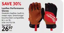 Home Hardware Leather Performance Gloves offer