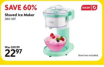 Home Hardware Dash Shaved Ice Maker offer