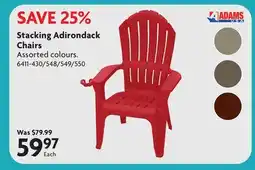 Home Hardware Stacking Adirondack Chairs offer