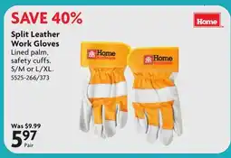 Home Hardware Split Leather Work Gloves offer