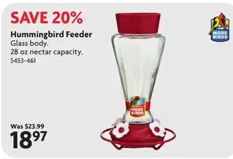 Home Hardware Hummingbird Feeder offer