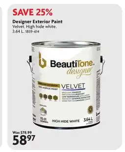 Home Hardware Designer Exterior Paint offer