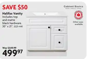 Home Hardware Halifax Vanity offer
