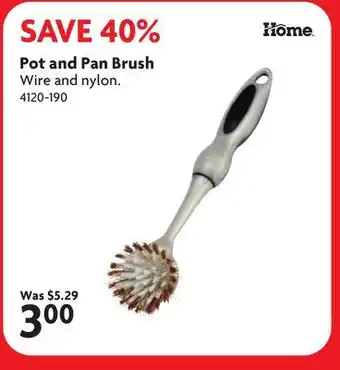 Home Hardware Pot and Pan Brush offer