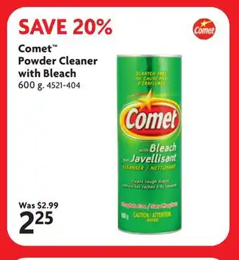 Home Hardware Comet Powder Cleaner with Bleach offer