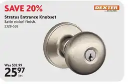 Home Hardware Stratus Entrance Knobset offer