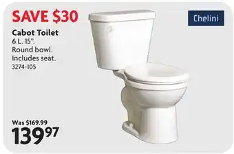 Home Hardware Cabot Toilet offer
