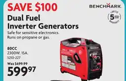Home Hardware Dual Fuel Inverter Generators offer