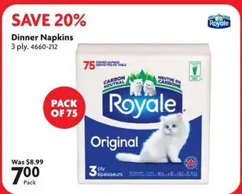 Home Hardware Dinner Napkins offer