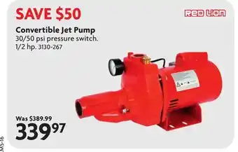 Home Hardware Convertible Jet Pump offer