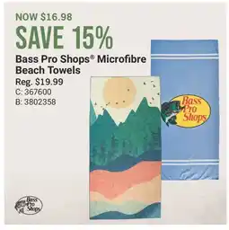 Cabela's Bass Pro Shops Microfibre Beach Towels offer