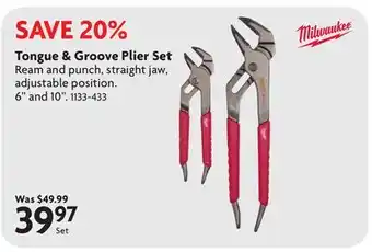Home Hardware Tongue & Groove Plier Set offer