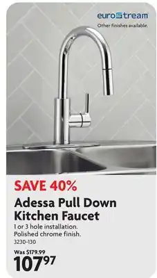 Home Hardware Adessa Pull Down Kitchen Faucet offer