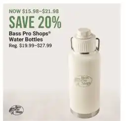 Cabela's Bass Pro Shops Water Bottles offer