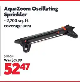 Home Hardware AquaZoom Oscillating Sprinkler offer