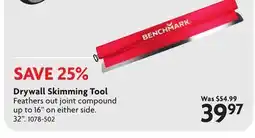 Home Hardware Drywall Skimming Tool offer