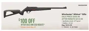 Cabela's Winchester Wildcat Rifle offer