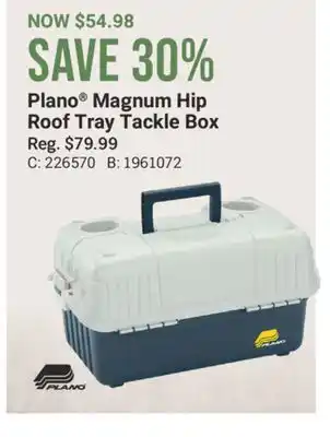 Cabela's Plano Magnum Hip Roof Tray Tackle Box offer