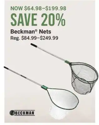 Cabela's Beckman Nets offer