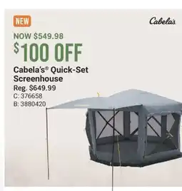 Cabela's Cabela's Quick-Set Screenhouse offer