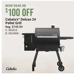 Cabela's Cabela's Deluxe 24 Pellet Grill offer